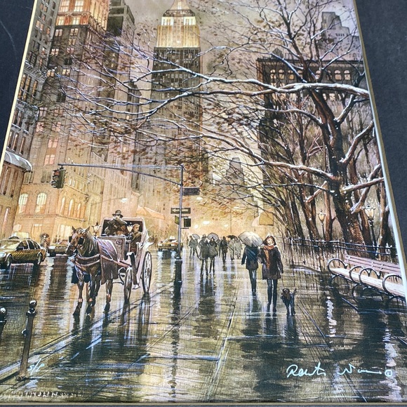 Empire State Building Vintage Print by Roustam Nour - Picture 7 of 10